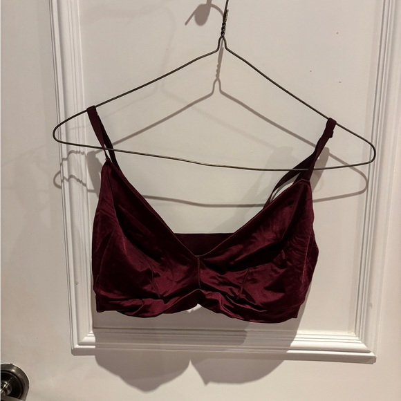 Joe Fresh Deep Red Bralette - Picture 2 of 4